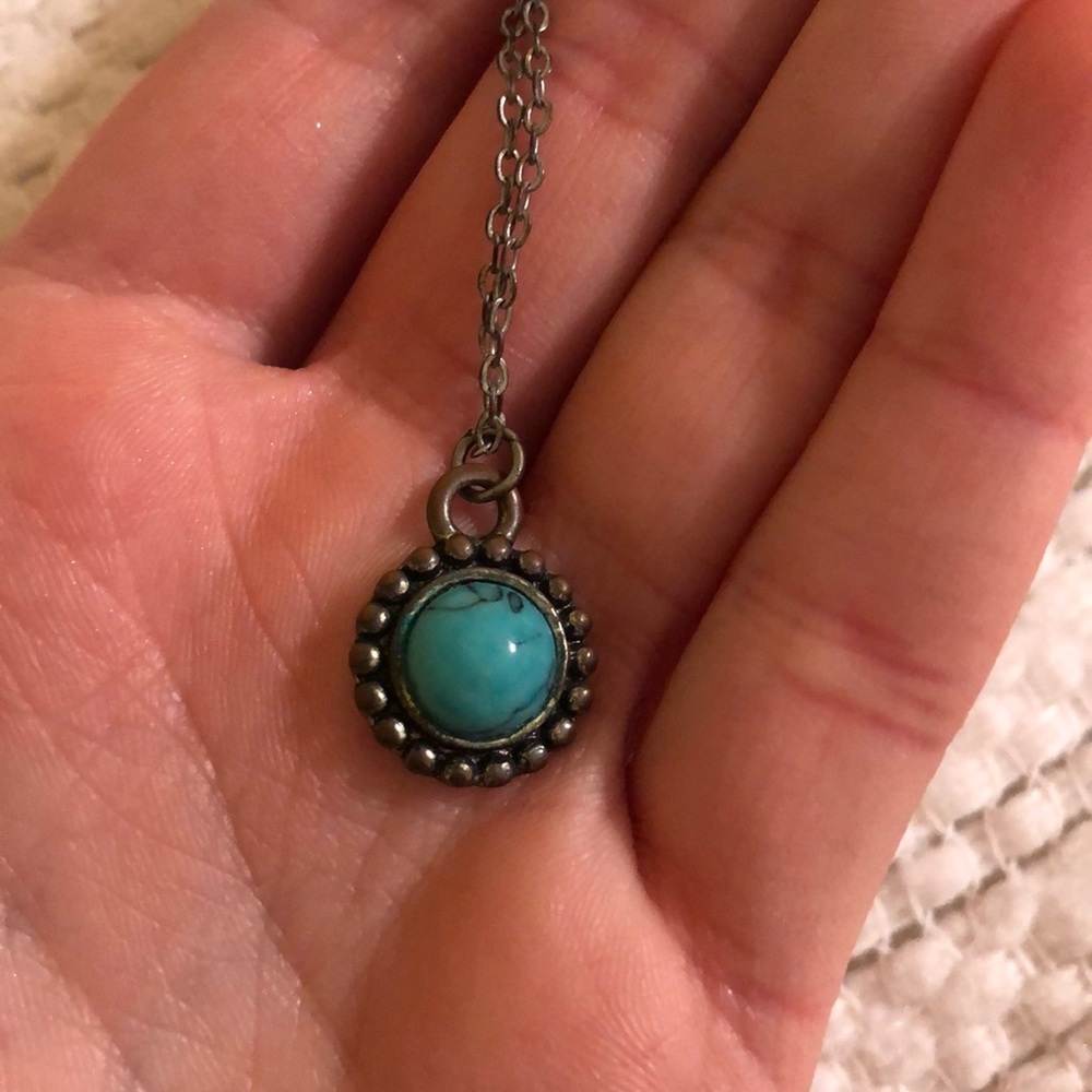 Turquoise Stone Necklace